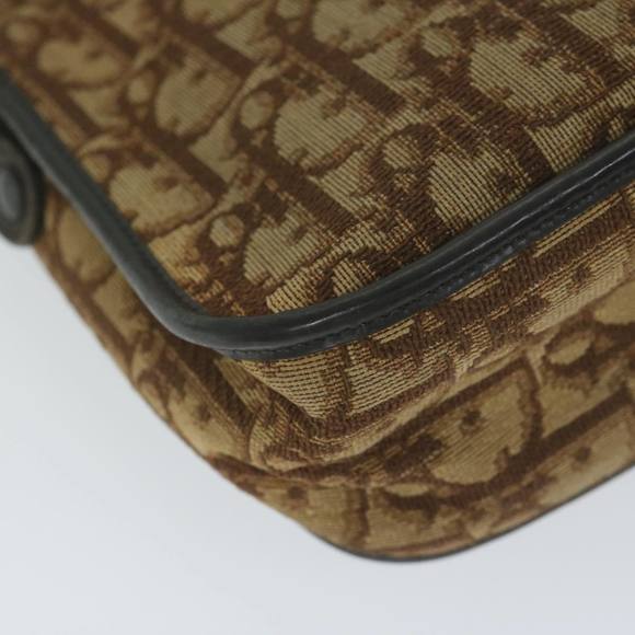 Christian Dior Trotter Canvas Shoulder Bag Brown Auth bs10601 - Picture 13 of 16